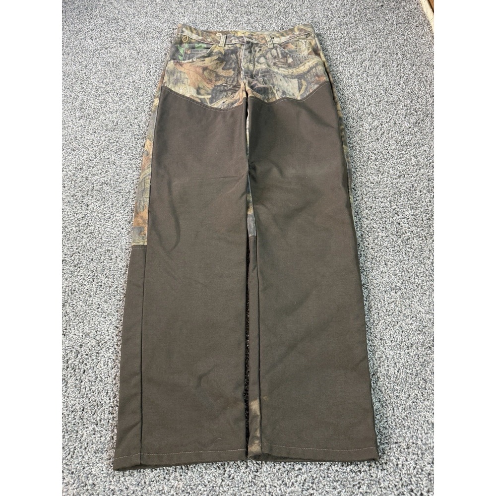 Vintage Wrangler Camo Hunting Pants Men's Size 32X30 Brown